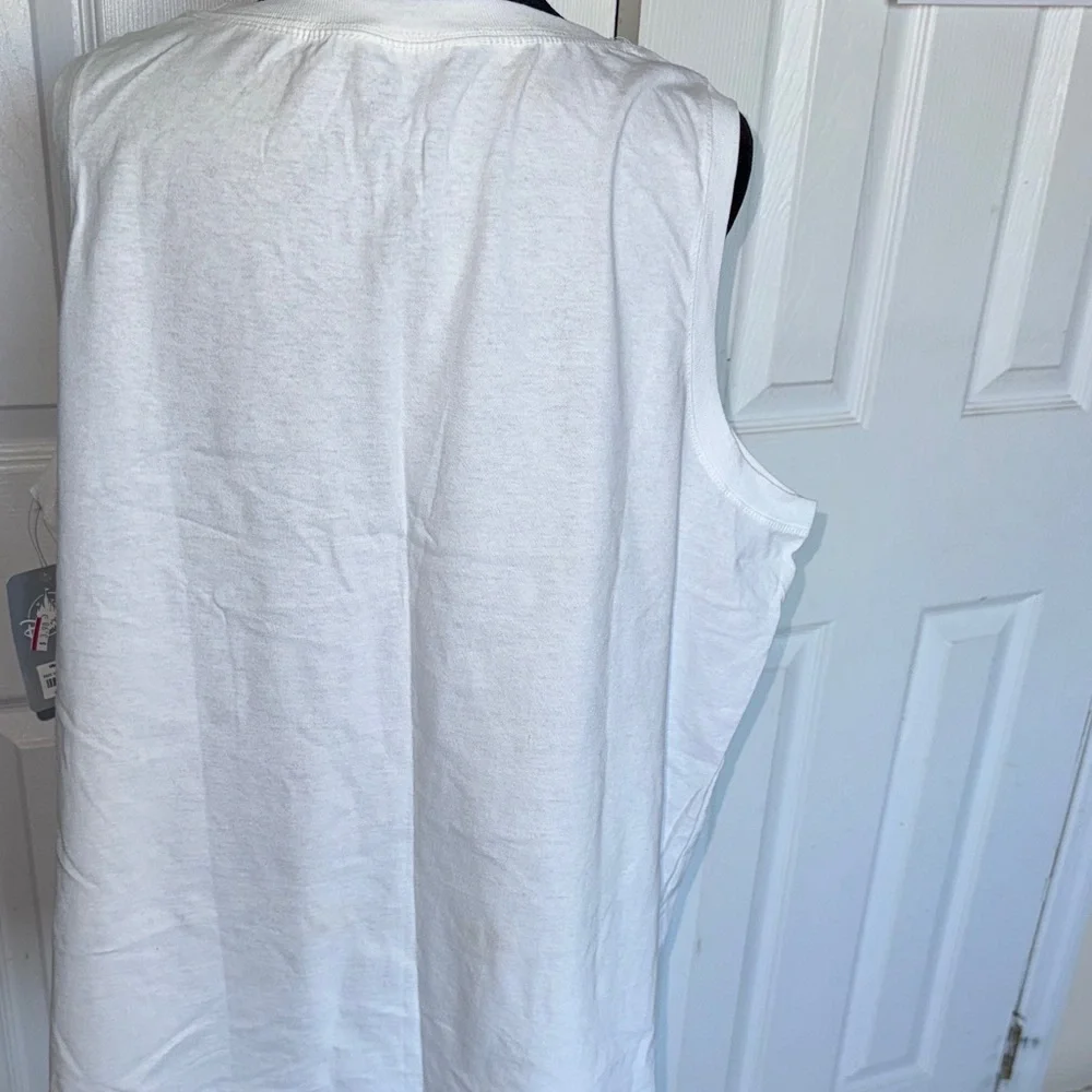 Disney White and Pink Minnie Mouse Muscle Tee - Picture 4 of 14